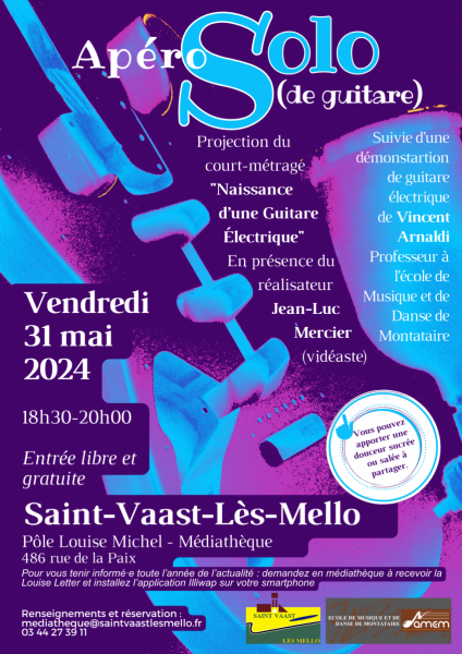 Affiche Ap&eacute;ro Solo (de guitare)